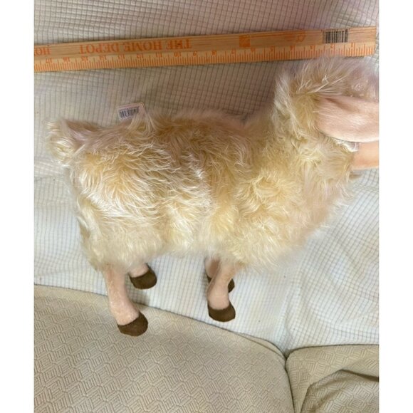 HANSA Realistic White Mama Sheep Stuffed Animal  Plush Toy Farm Nos Gift 15 - Picture 15 of 16